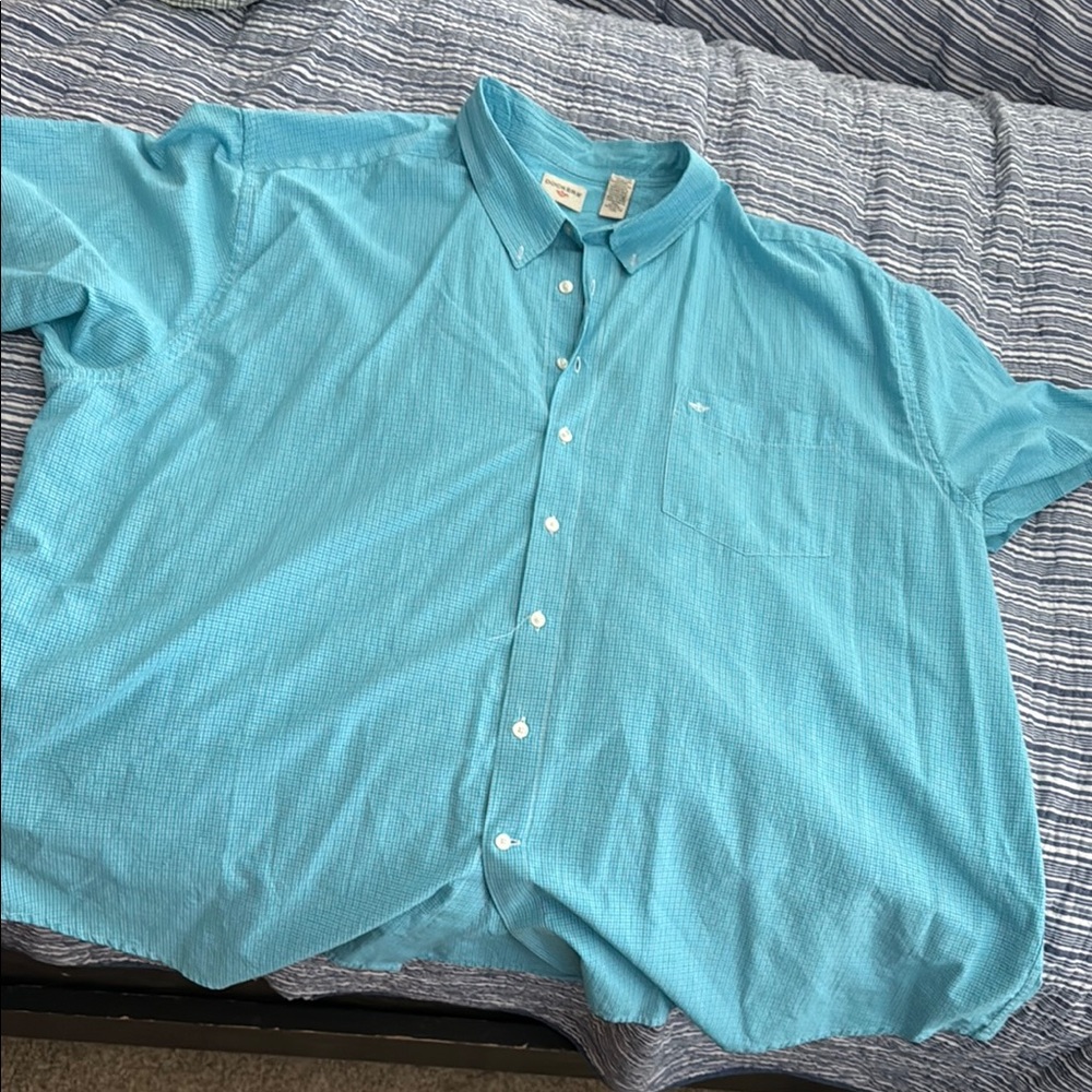 Docker Men's Blue Shirt